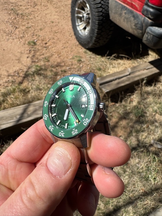 DUKA Green Dial Stainless Steel Dive Watch - Picture 3 of 6